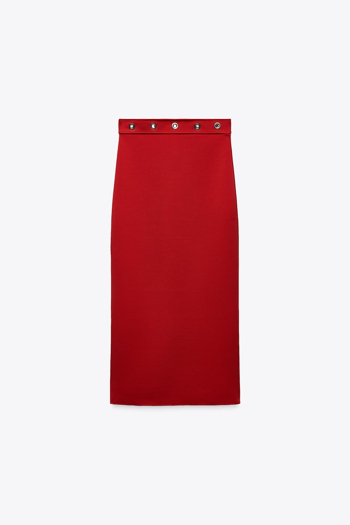 Zara Stretch Contouring Midi Skirt