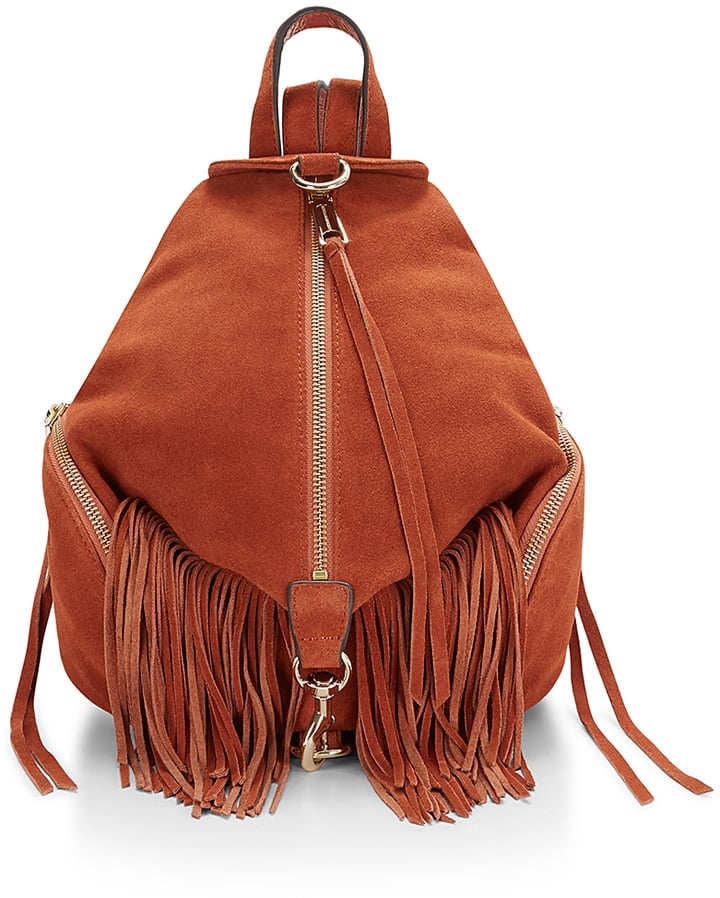 Rebecca Minkoff Medium Julian Backpack With Fringe (345) Fall 2016
