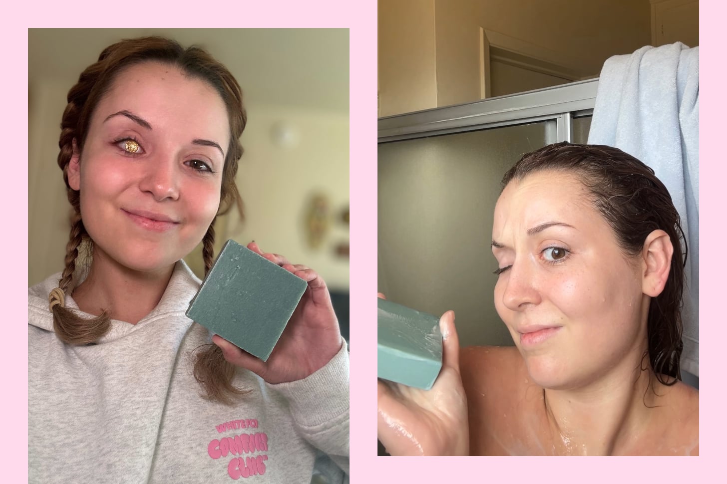 Sydney Sweeney bathwater soap editor experiment.