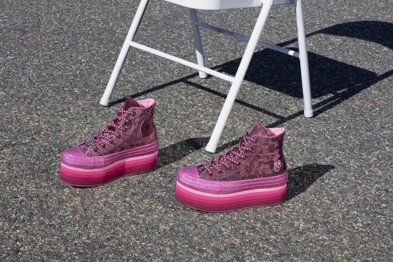 Converse miley cyrus rose sale