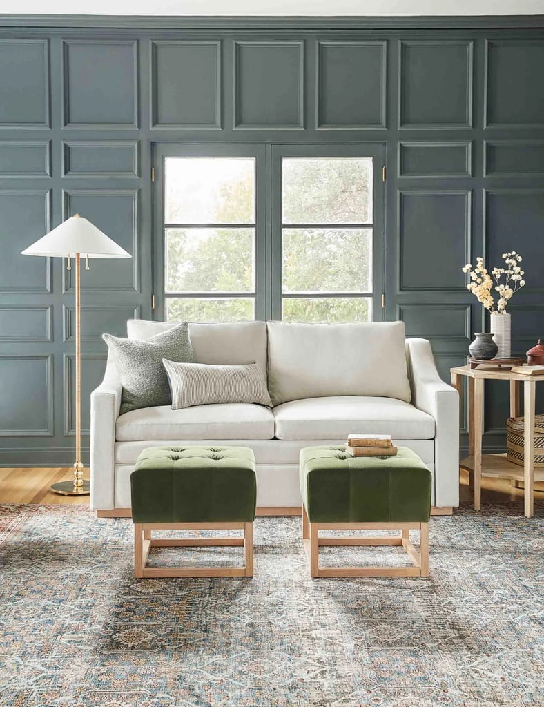 A Luxury Sofa: Lulu and Georgia Coniston Linen Sleeper Sofa