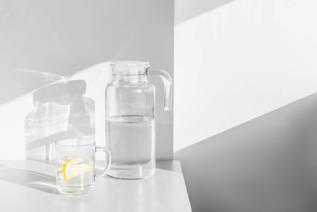 Keep a Carafe of Water on Your Desk