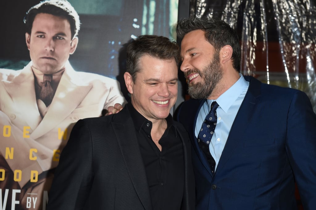Ben Affleck and Matt Damon at Live by Night Premiere 2017