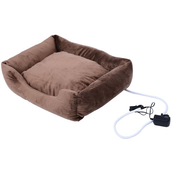 Pawhut Indoor Electric Heated Dog Bed