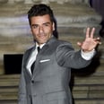 Oscar Isaac Channels David Rose in Thom Browne's Skirt Suit