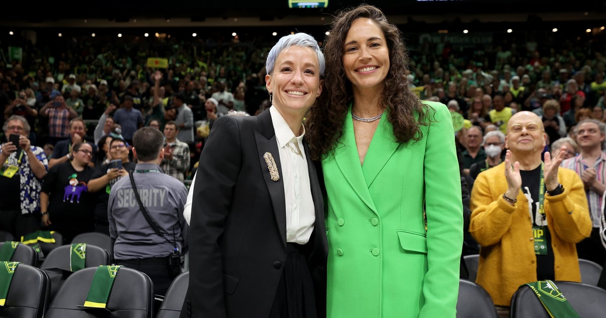 Megan Rapinoe Supports Fiancée Sue Bird at Her Emotional Jersey Retirement Ceremony