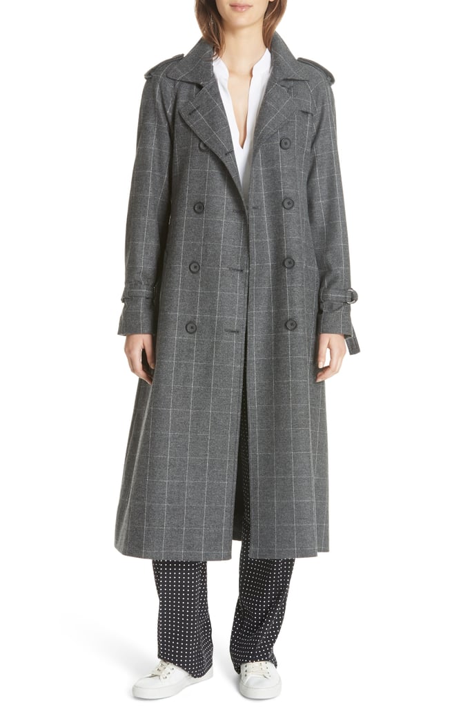 Equipment Everton Wool Blend Trench Coat