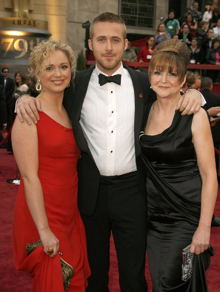 When he was first nominated for best actor in 2007, he brought along his mom Donna and his sister for the Oscars.