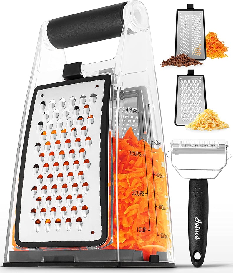 A Grater: Joined Cheese Grater with Container