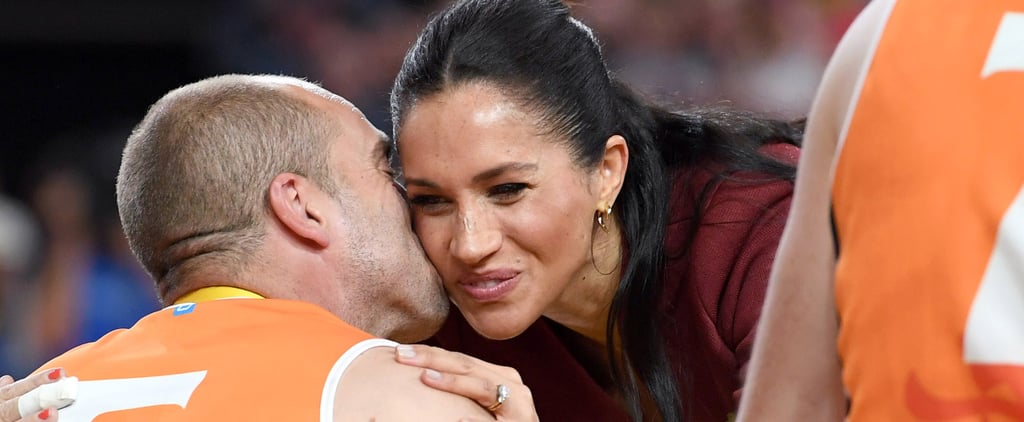 Meghan Markle Kissed on Cheek By Invictus Games Athlete 2018
