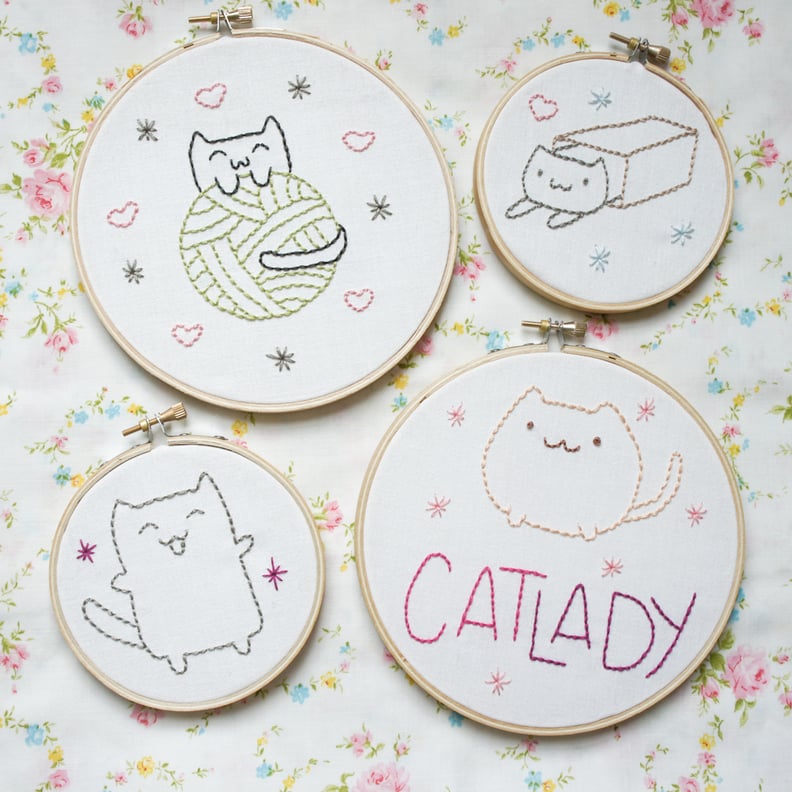 Cat Embroidery Patterns