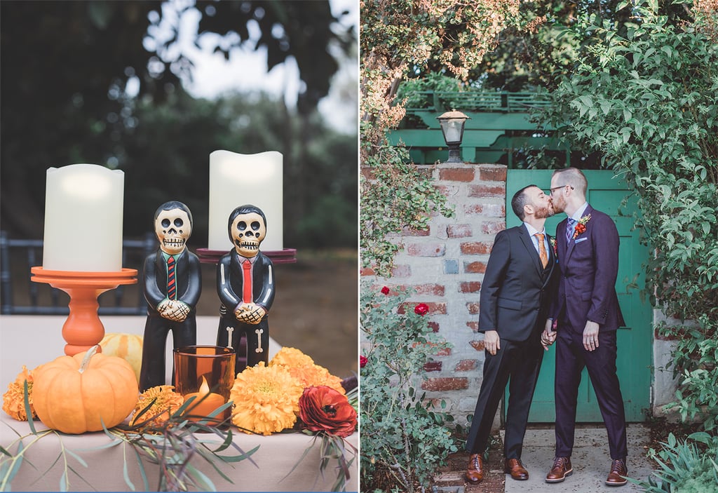 This Rustic Halloween Wedding Is Tastefully on Theme