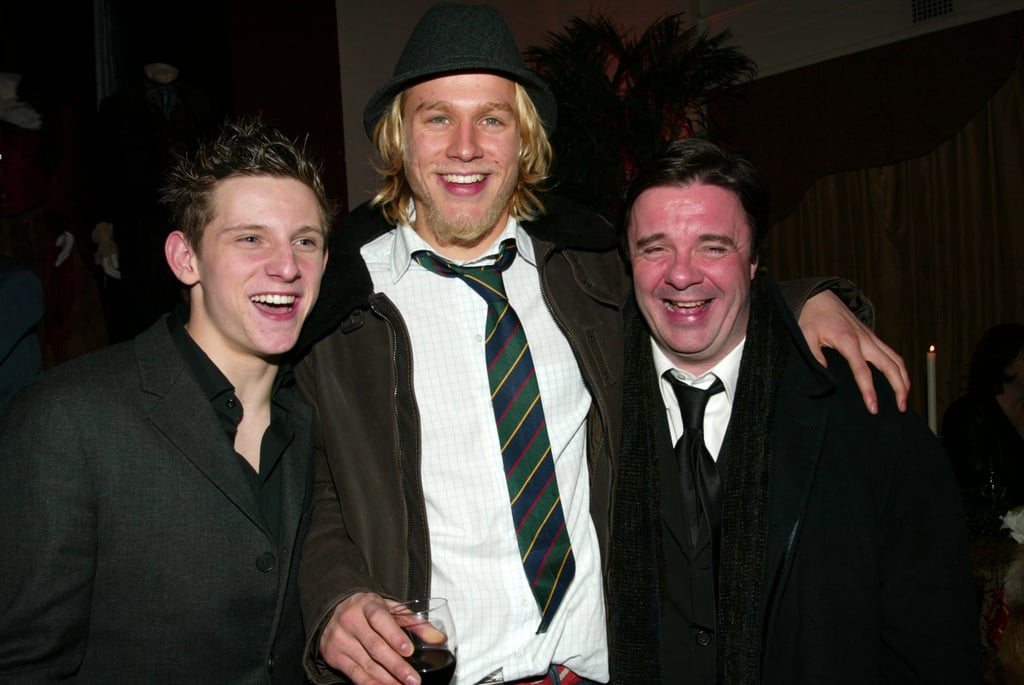 Charlie had a laugh with Nathan Lane and Jamie Bell after the Nicholas Nickleby NYC premiere in December 2002.