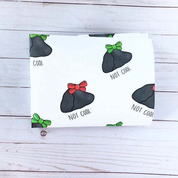 Coal Wrapping Paper