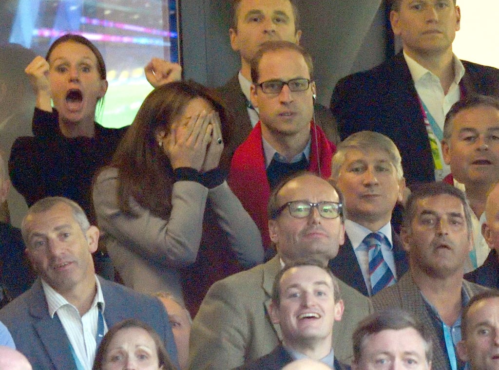 Kate Middleton and Prince William at Rugby World Cup 2015
