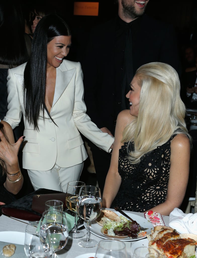 Pictured: Gwen Stefani and Kourtney Kardashian