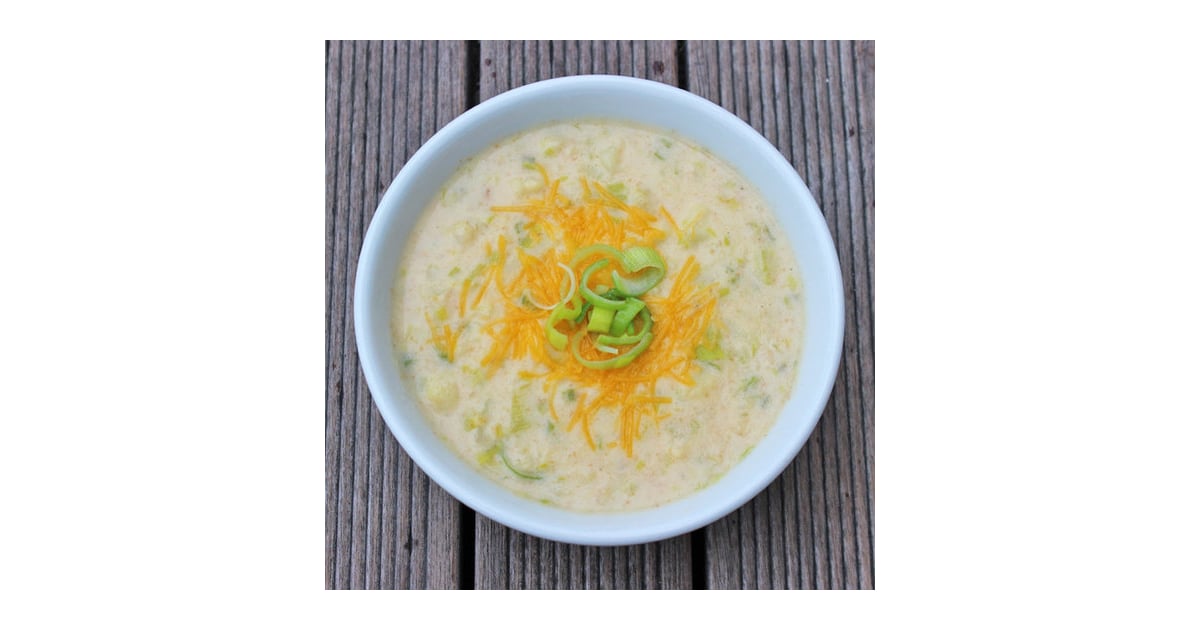 CheddarCauliflower Soup WeightLoss Soups POPSUGAR Fitness Photo 6