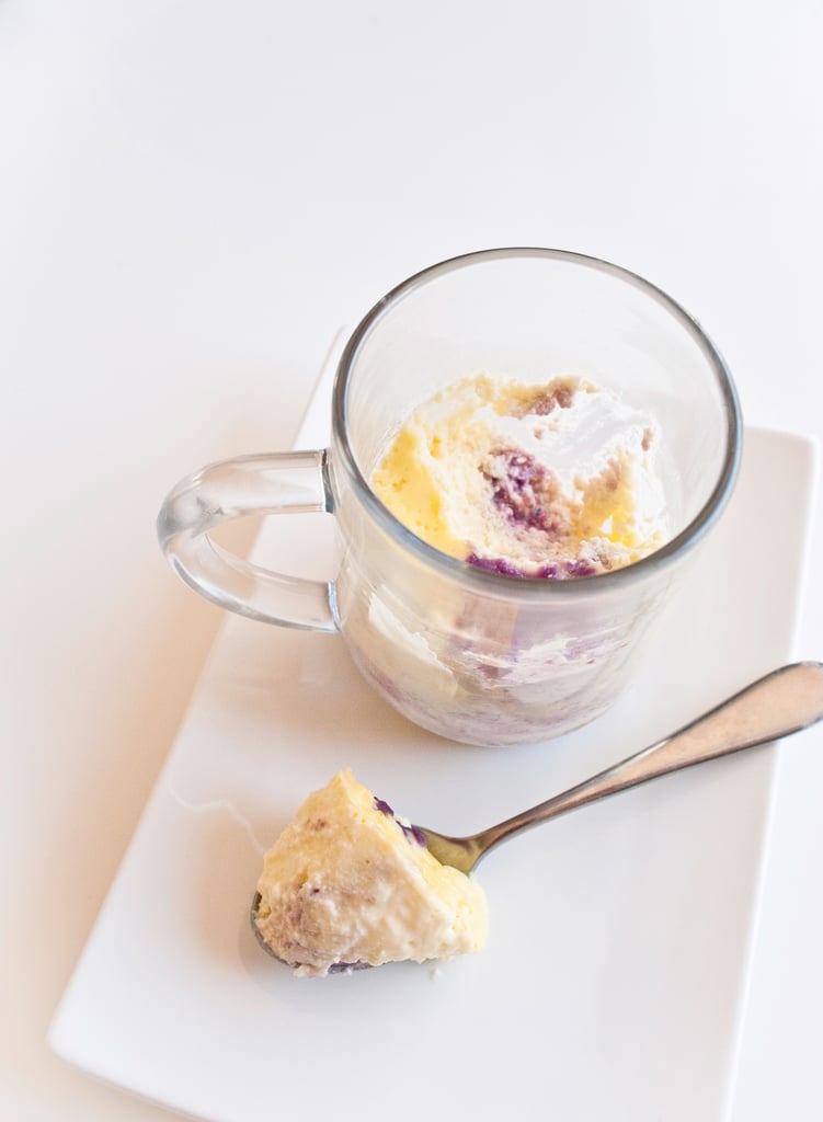 Microwave Blueberry Cheesecake