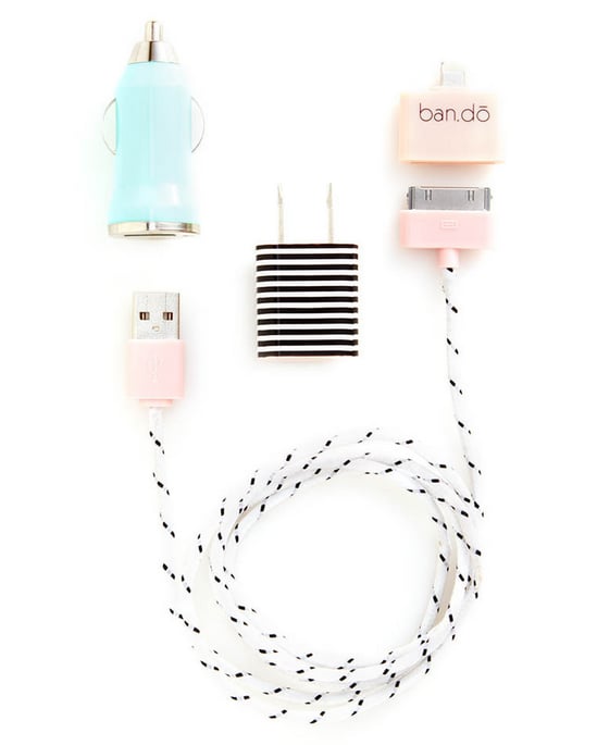 Mom, more than most people, needs multiple chargers. Give her some battery power  no matter where she is with this supercute kit ($24).