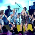 Aww! Carrie Underwood Plants a Kiss on Her Husband in the Middle of Her ACMs Performance