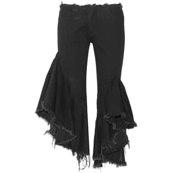 Paper Heart Denim PH8467  Hilary Cropped Flare Wide Leg Jeans - Black –  Mangos Fashion Boutique