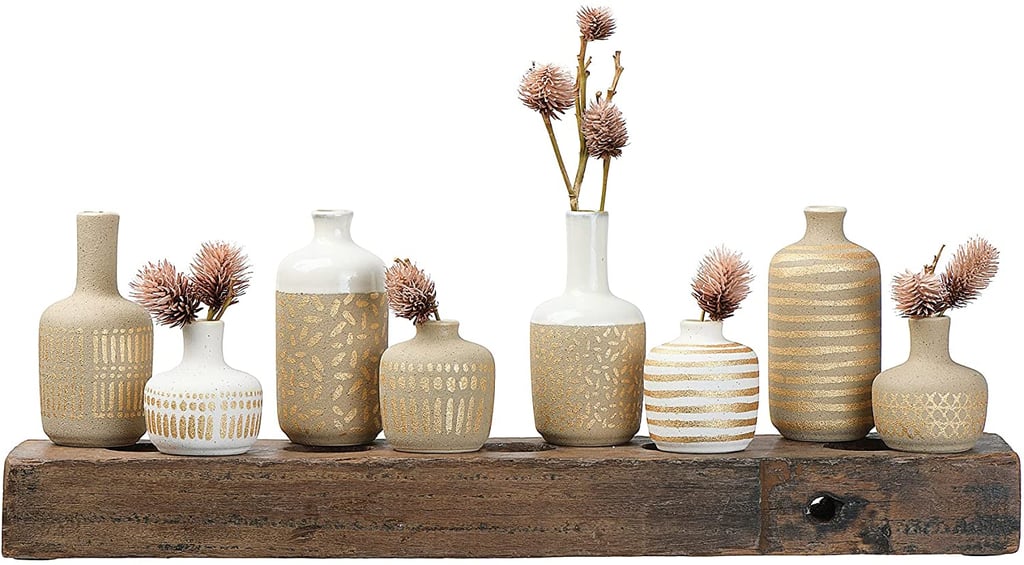 For a Farmhouse Touch: Main + Mesa Stoneware Vases - Assorted Colours