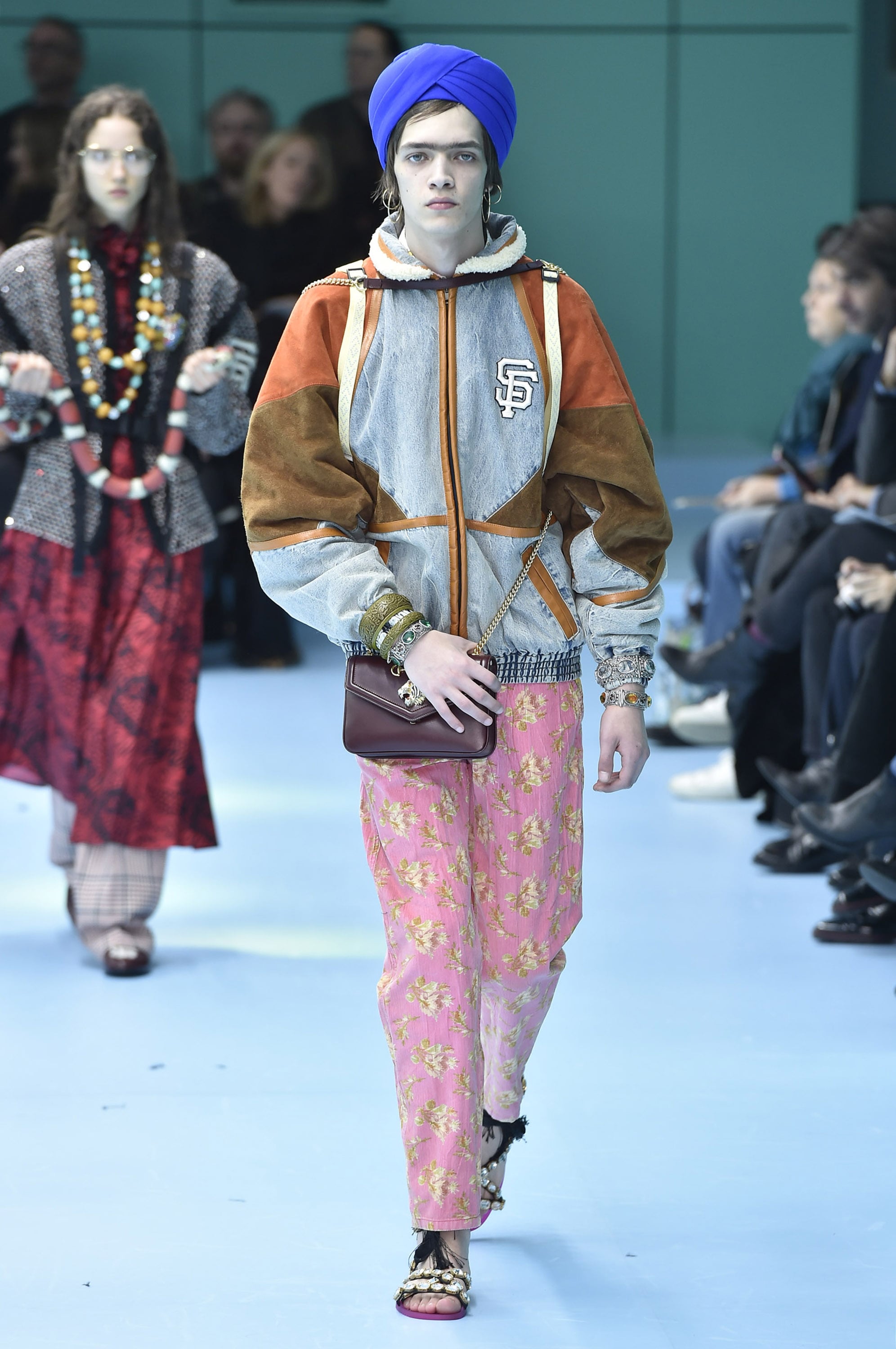 gucci turban runway