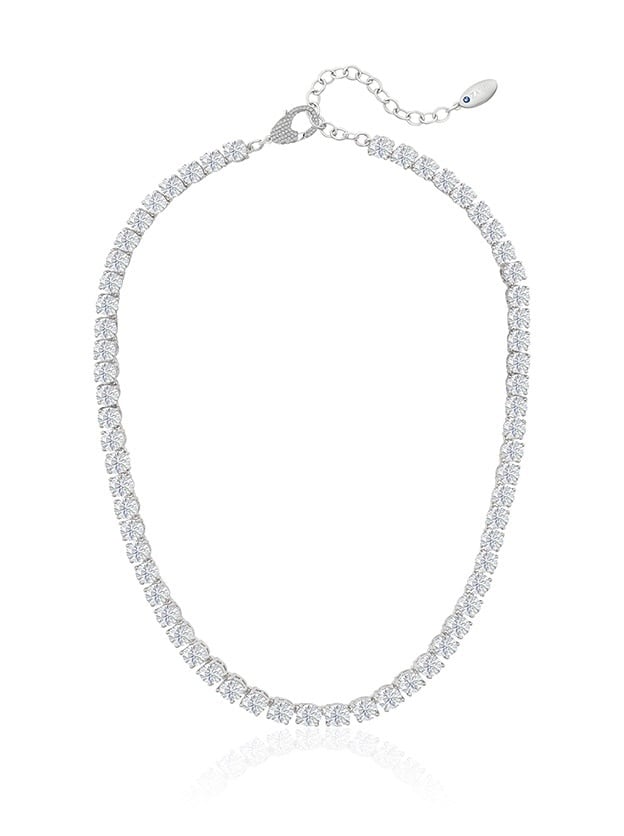 Zaxie 62 Carat CZ Tennis Necklace