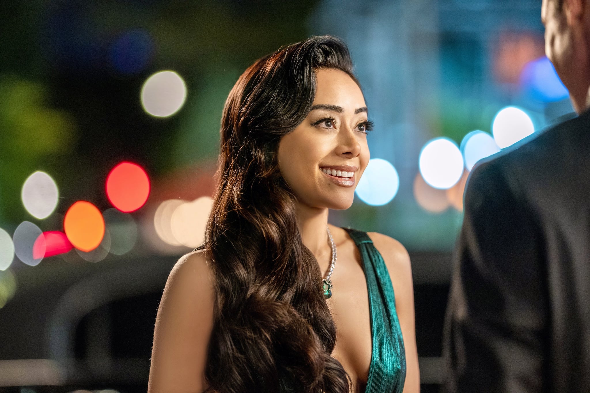 CHRISTMAS WITH YOU, Aimee Garcia, 2022. ph: Jessica Kourkounis / Netflix / Courtesy Everett Collection