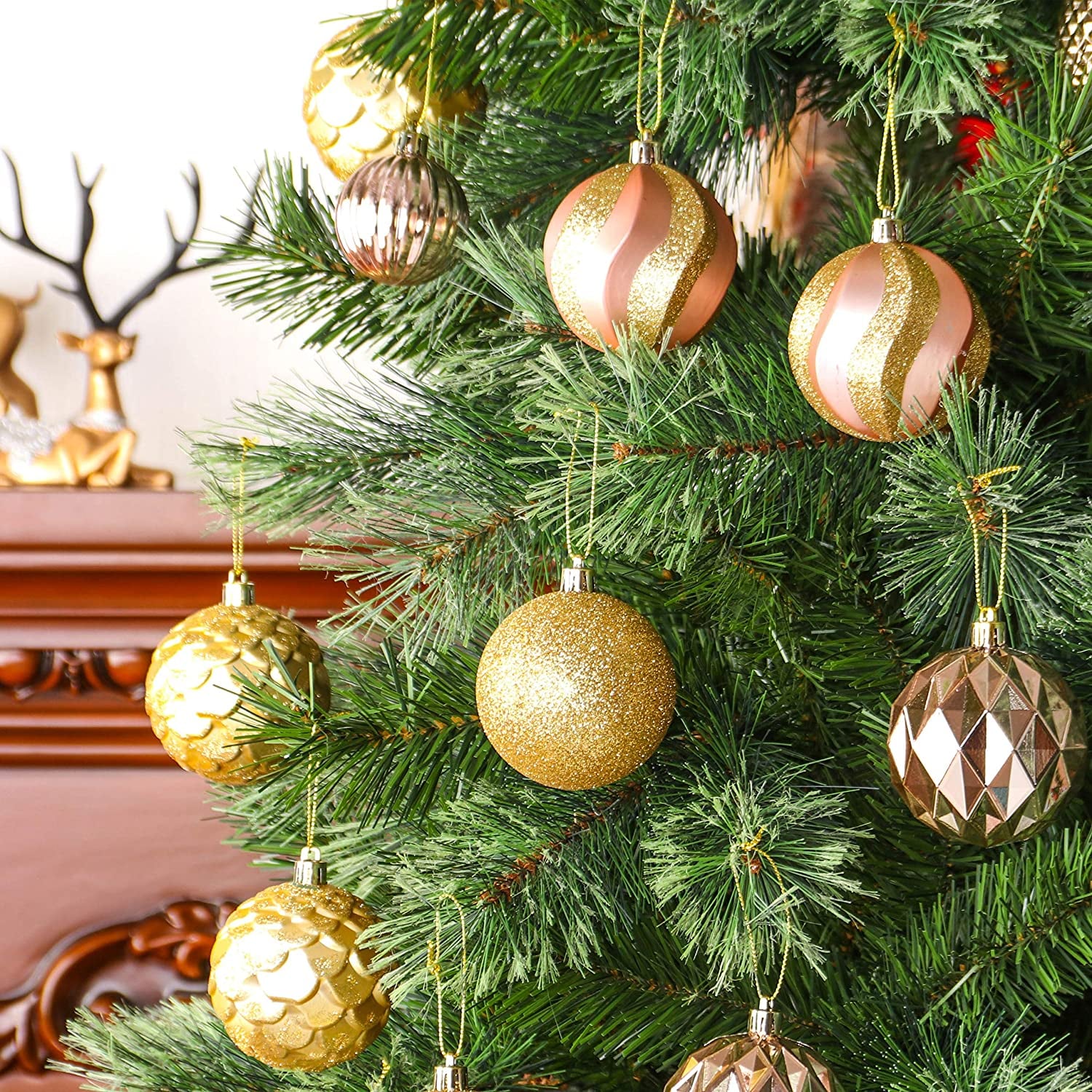 Rose Gold Ornaments Popsugar Home