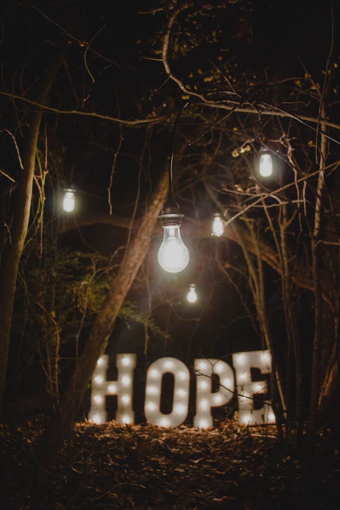 Inspirational Quote Backgrounds: Marquee Letter Lights