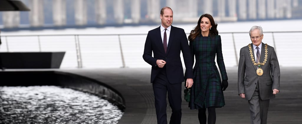Kate Middleton McQueen Tartan Coat Dundee Visit January 2019
