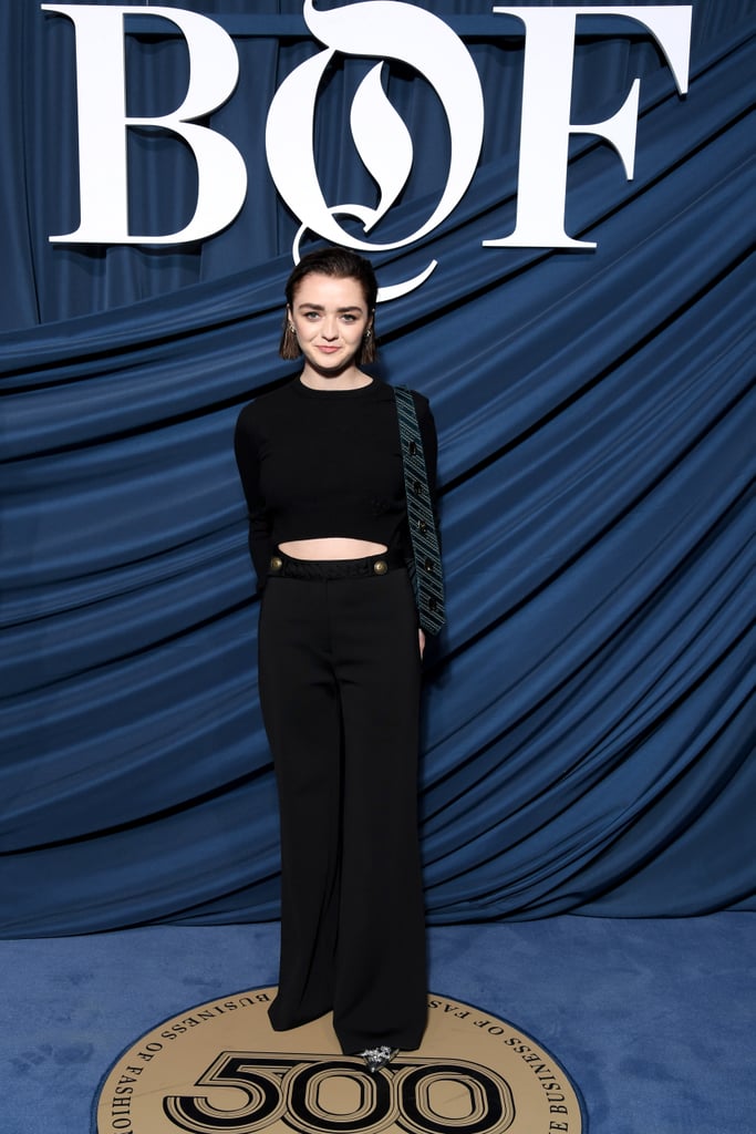 Maisie Williams at the Business of Fashion Gala During Paris Fashion Week