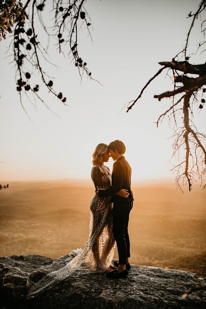 Romantic Wedding Vow Renewal in Alabama Mountains