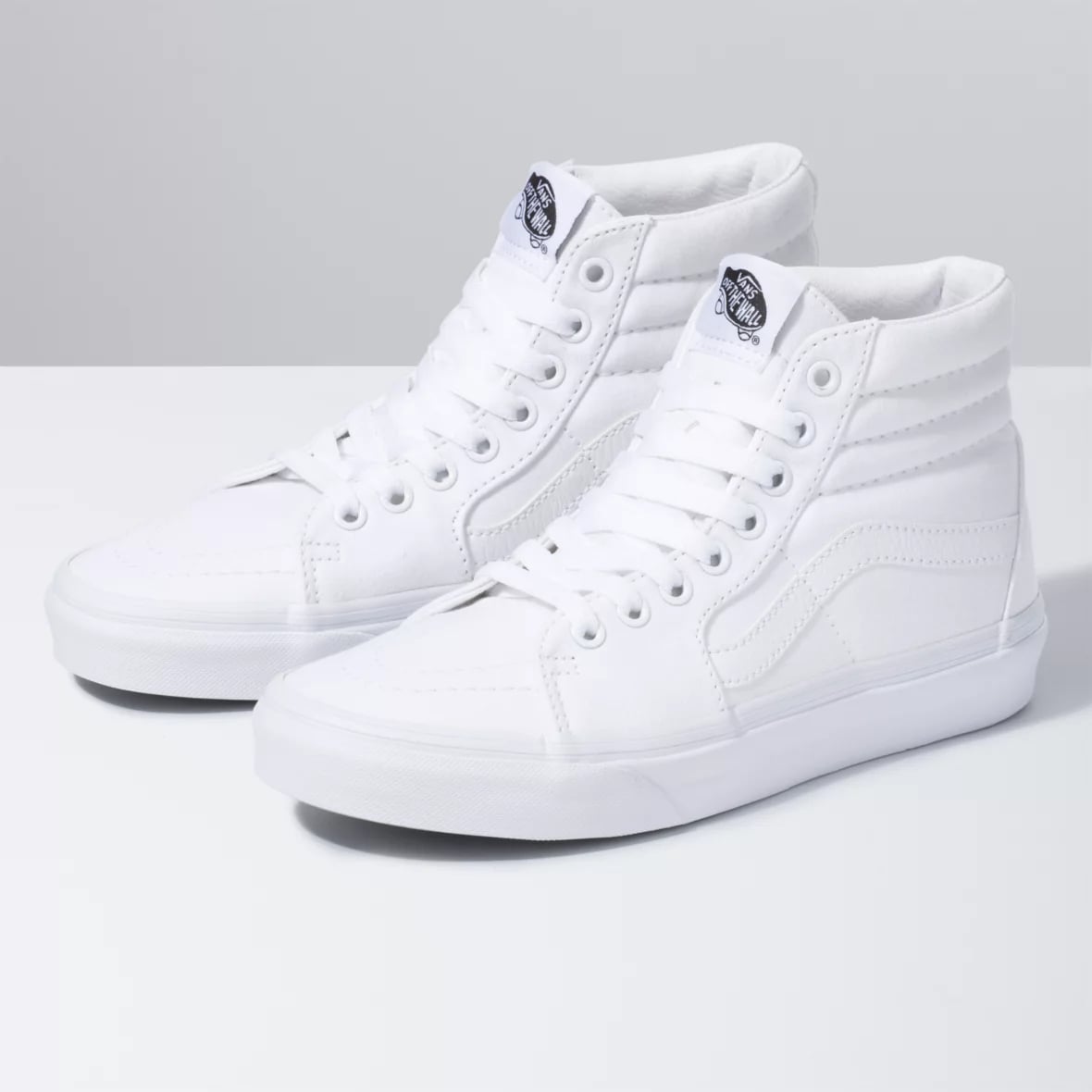 white high top vans size 3