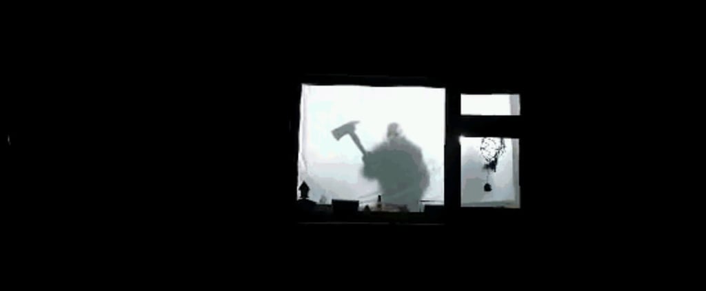 Scary Halloween Window Display