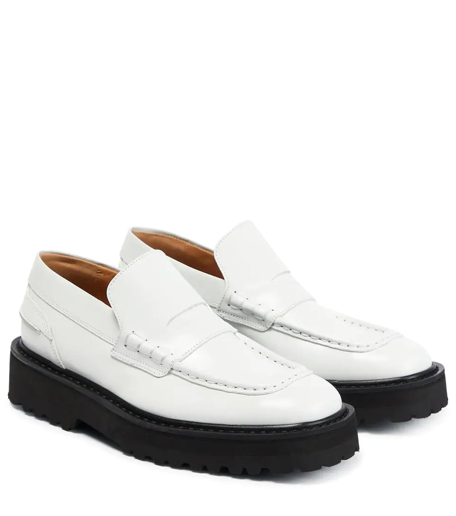 Dries Van Noten Leather Penny Loafers