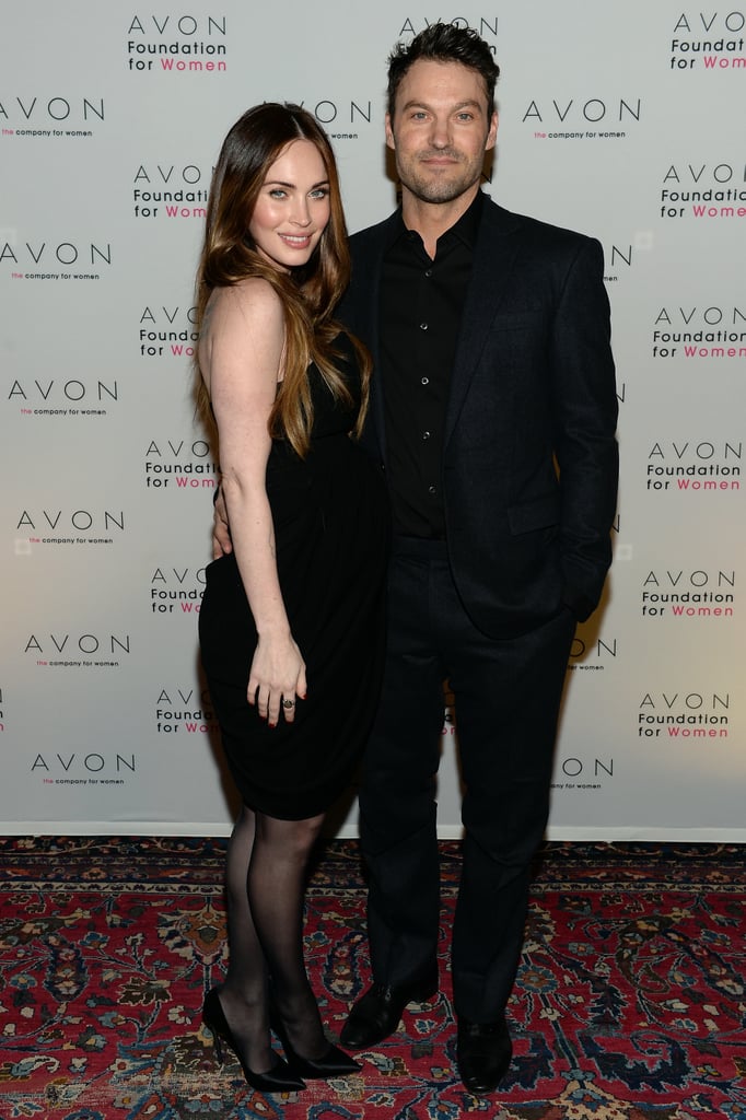 They matched in black ensembles for an Avon charity event in November 2013.