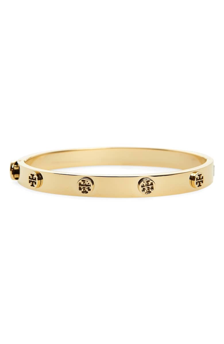 Tory Burch Logo Stud Bangle