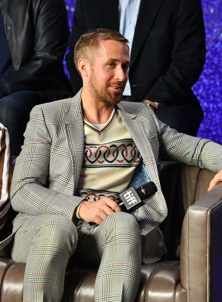 Ryan Gosling Promoting First Man Pictures