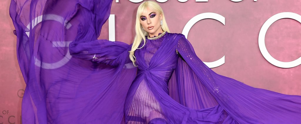 A Supervillain With Style — See Lady Gaga's Gothic Twist on This Dramatic Gucci Cape Dress