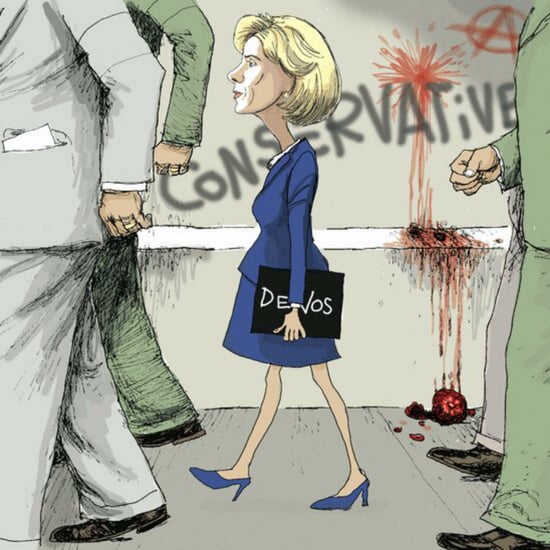 Ruby Bridges Betsy DeVos Offensive Cartoon
