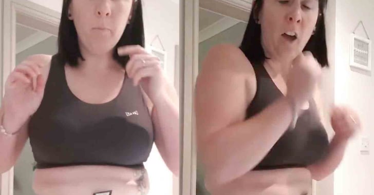 This mum is all of us when she tries to squeeze into Spanx for a
