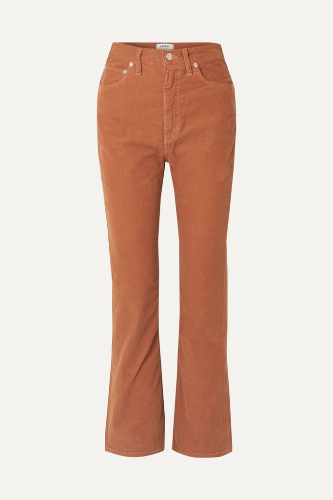Agolde Vintage Cotton-Blend Corduroy Flared Pants