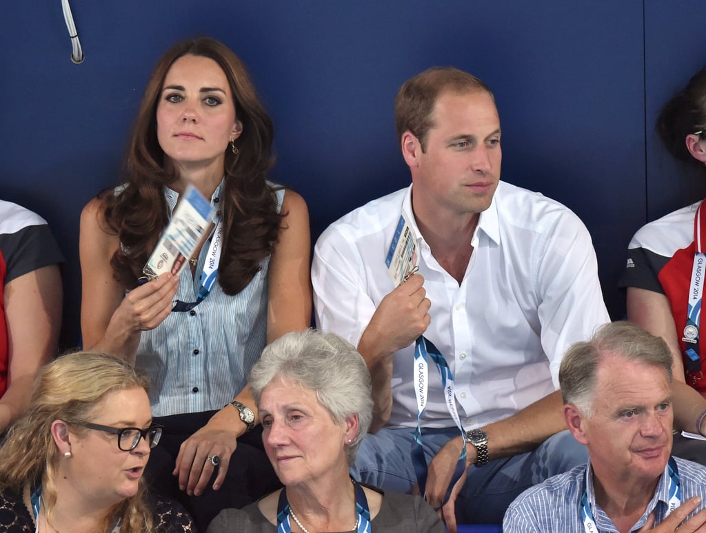 The Duke and Duchess of Cambridge at Commonwealth Games 2014