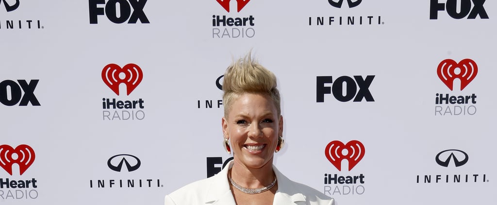 Pink's Chrome French Manicure at the iHeartRadio Awards