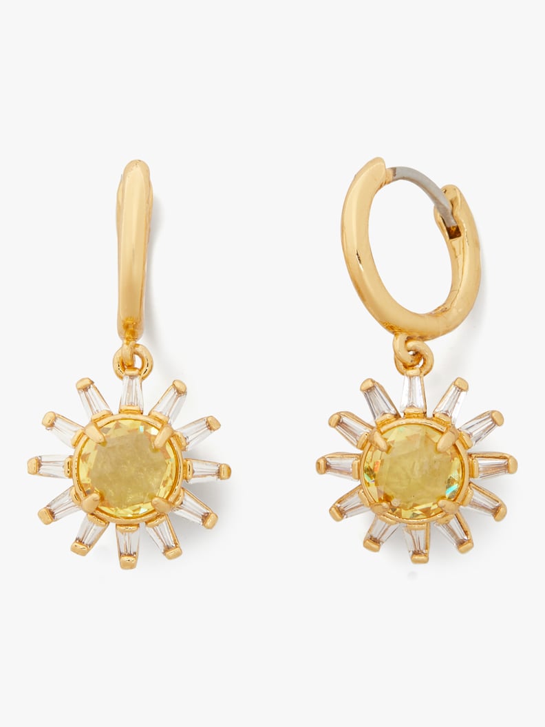 Summer Jewelry Staple: Kate Spade New York Sun Huggie Earrings