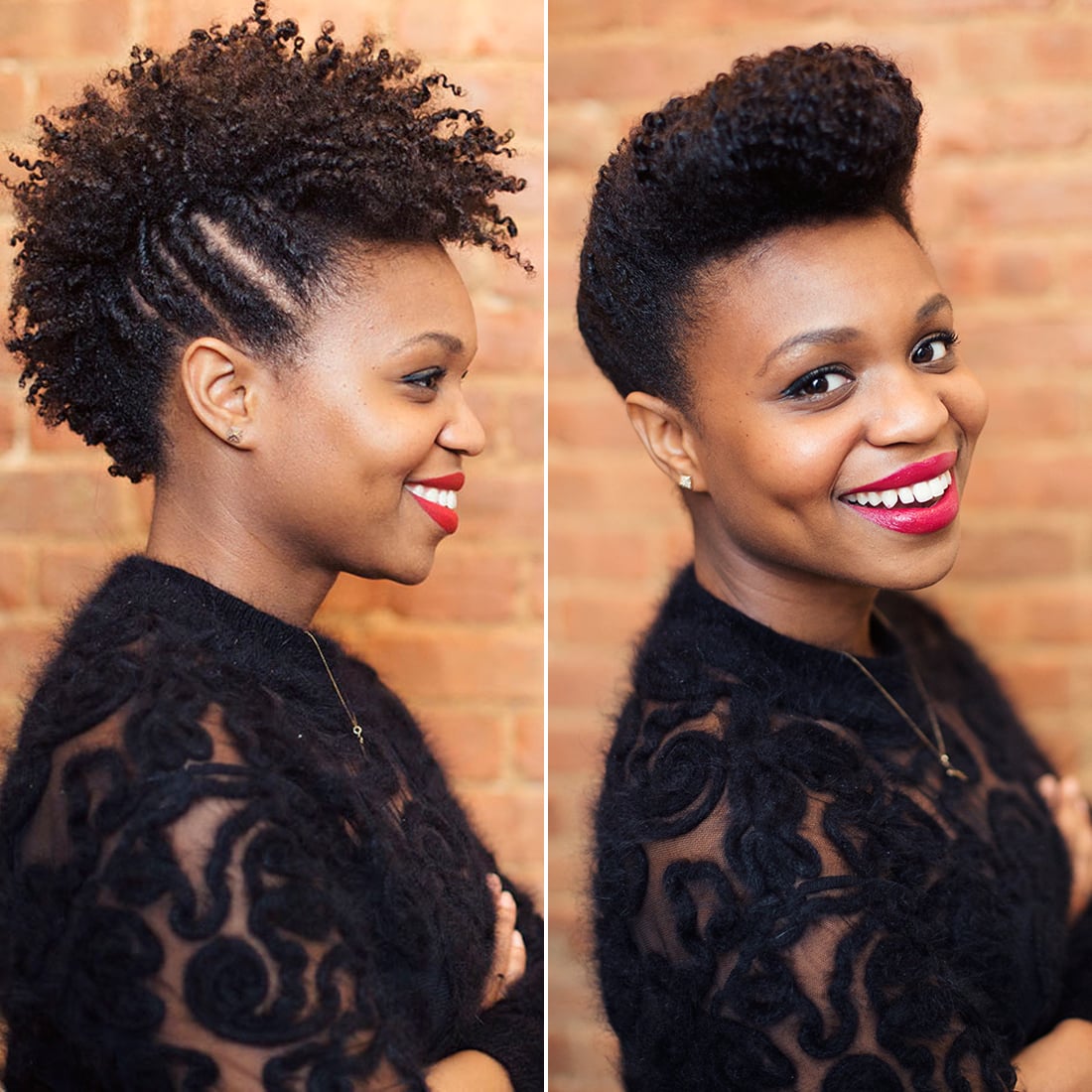 Natural hair updos sale