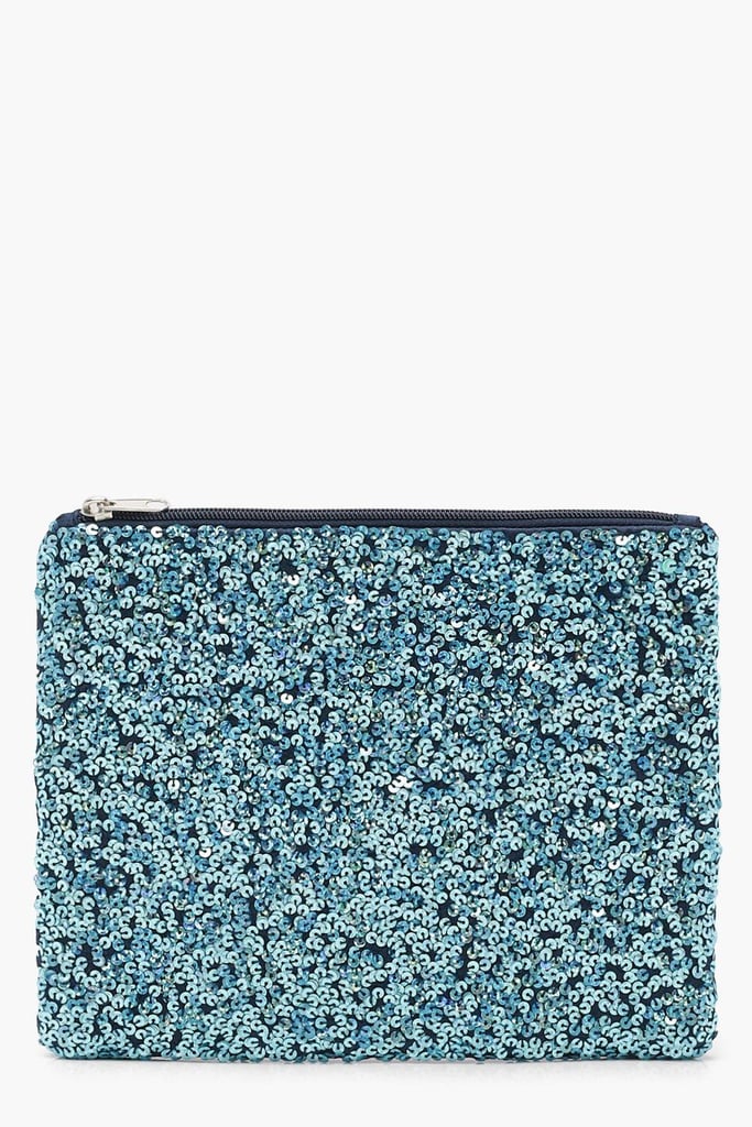 Boohoo Mermaid Sequin Clutch
