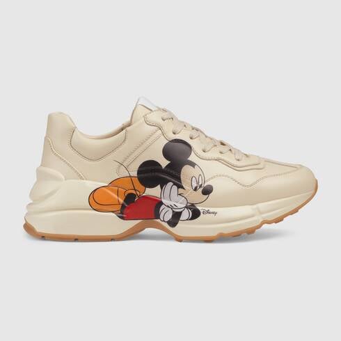 Women's disney x gucci rhyton sneaker clearance